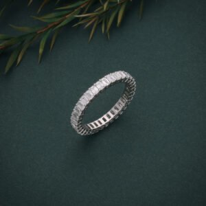 Emerald Whisper Eternity Band